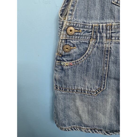 Oshkosh B’gosh Embroidered Vestbak Denim Dress Size 3T - Picture 3 of 6